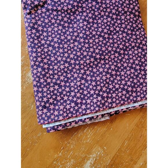 Patriotic Stars Fabric Quilting Cotton USA White 4th of July 2 yards 33 In - Picture 1 of 4